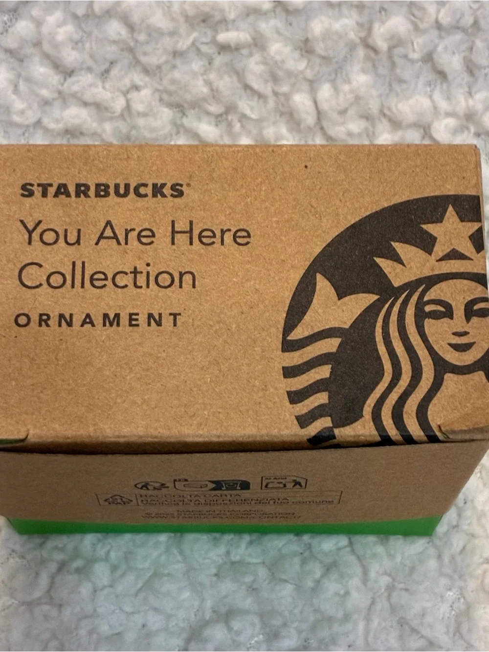 Starbucks 2025 City Mug Cup You are here Series YAH Ornament Belgium 2oz NEW